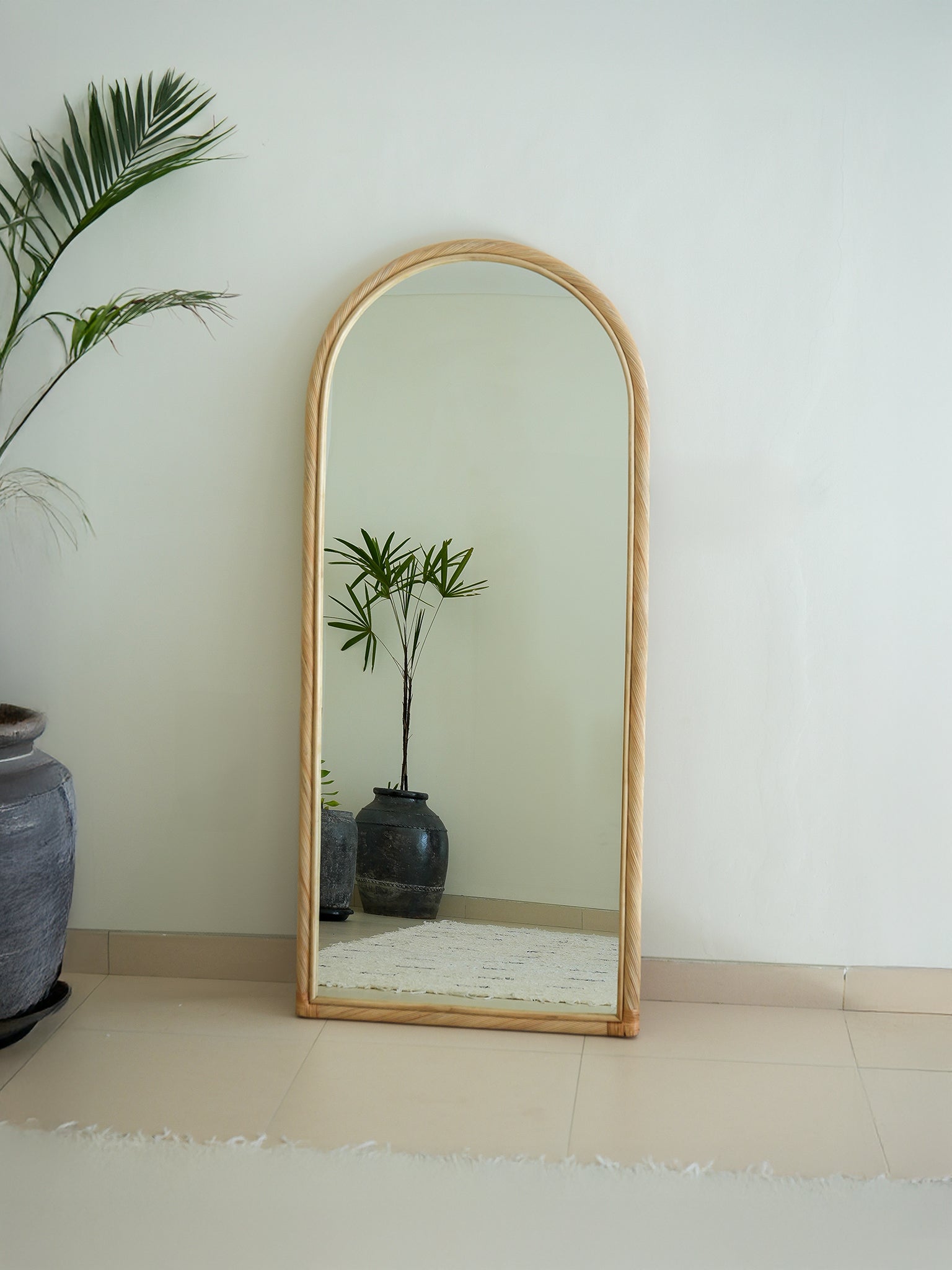 Citra Rattan Full Length Mirror