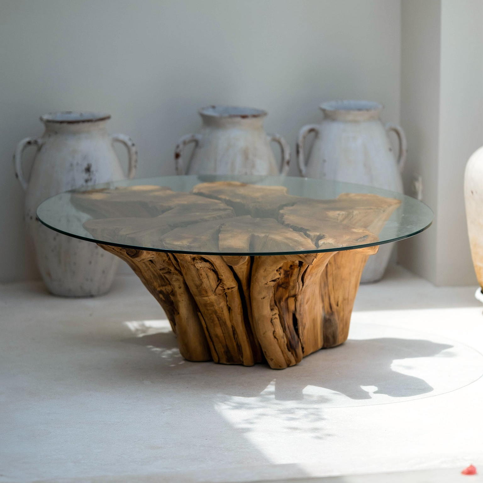 Asri Tree Trunk Coffee Table