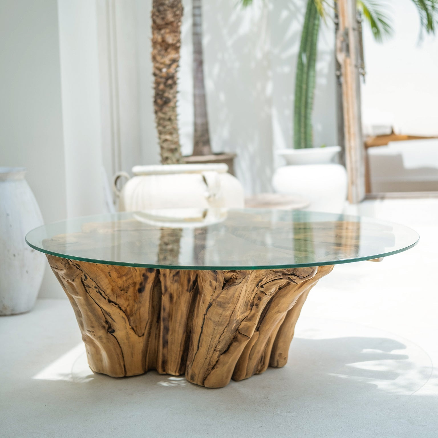 Asri Tree Trunk Coffee Table