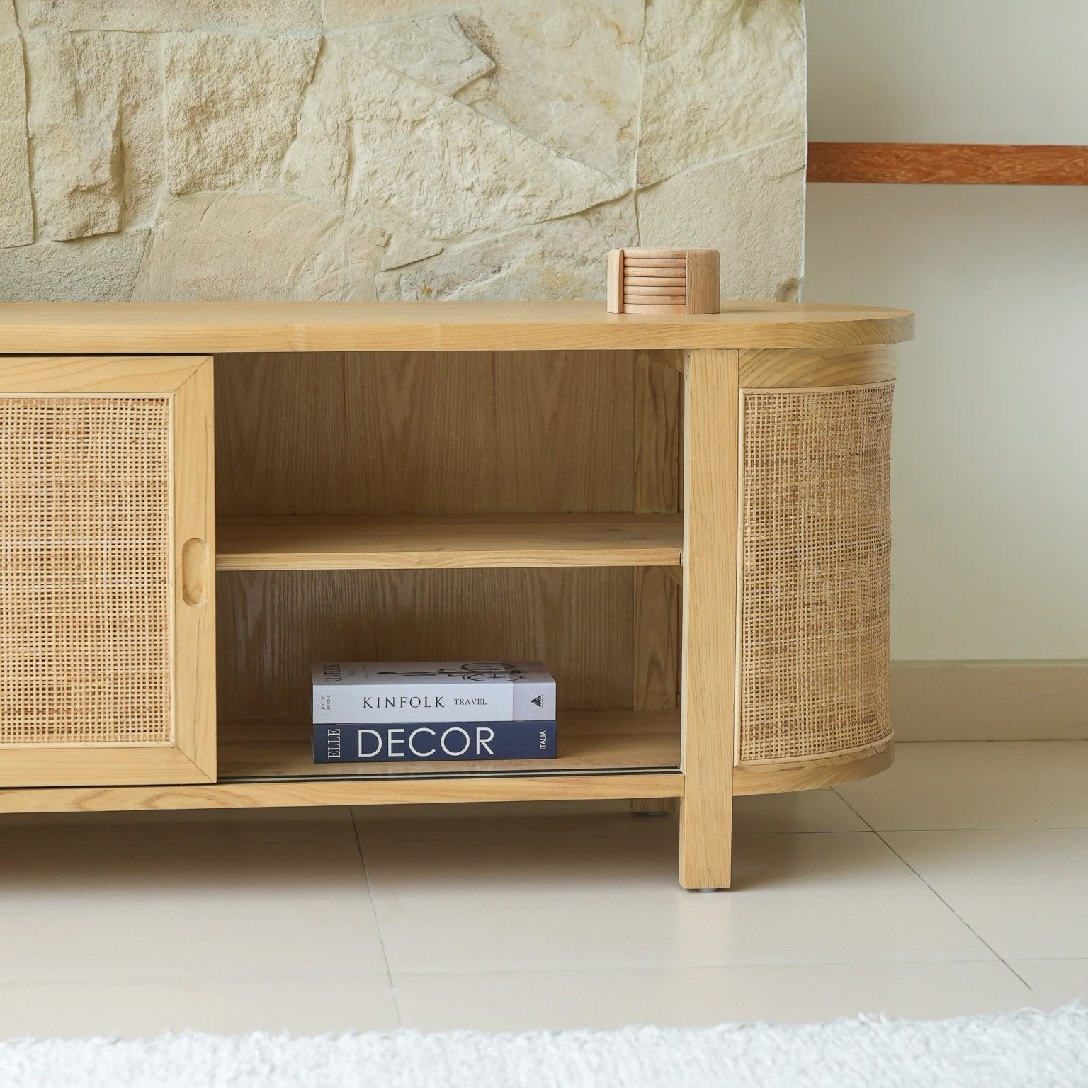 Ciami Rattan TV Cabinet