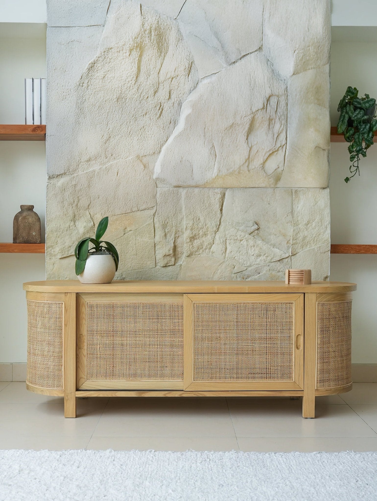 Ciami Rattan TV Cabinet - The Bali Concept