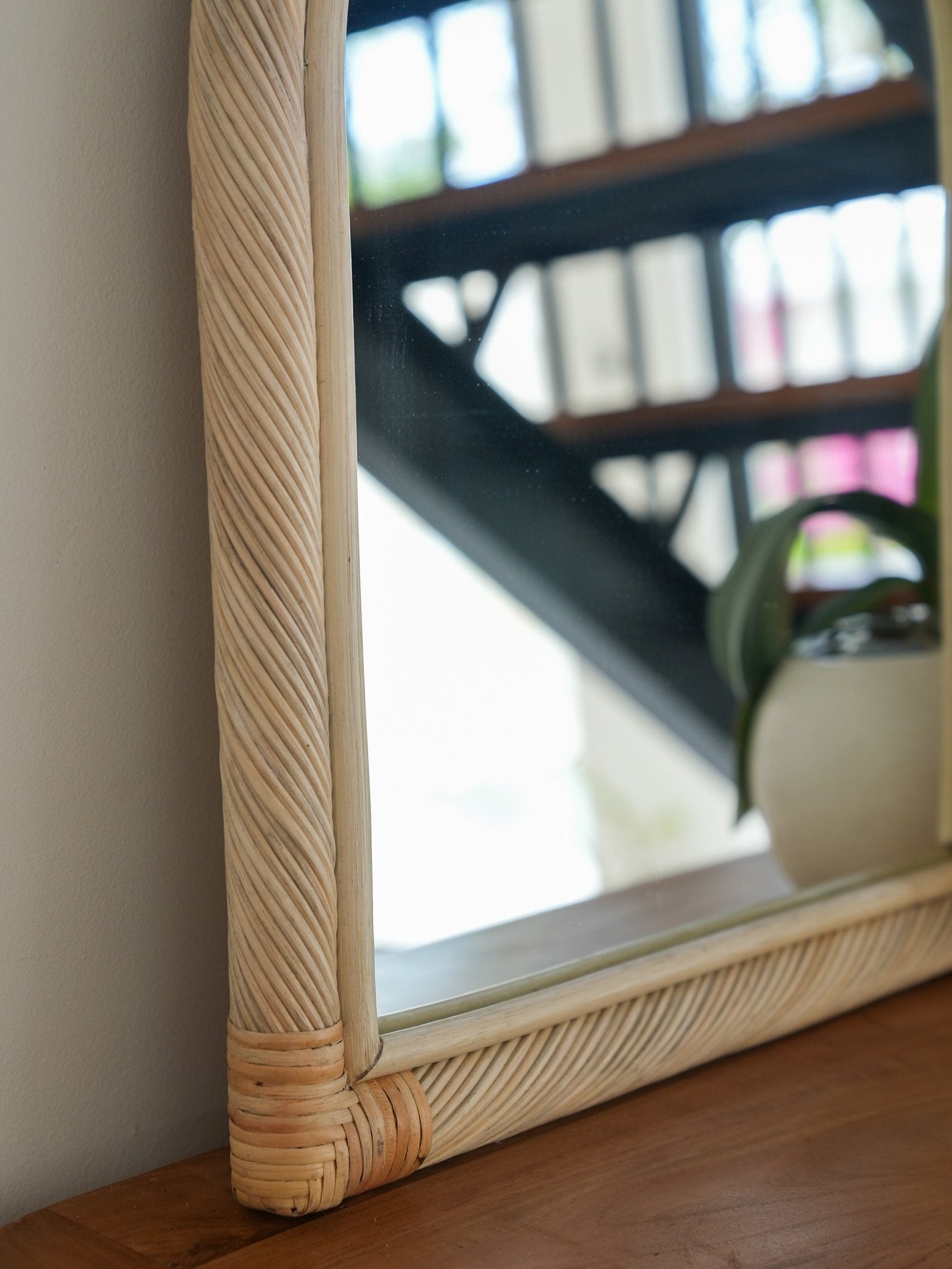 Citra Rattan Wall Mirror - The Bali Concept