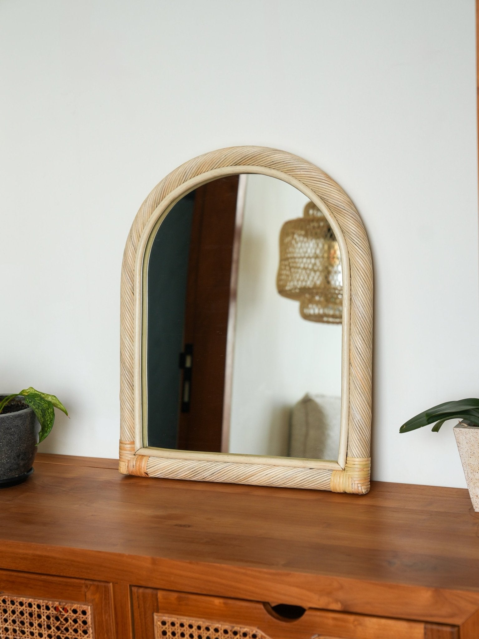 Citra Rattan Wall Mirror - The Bali Concept