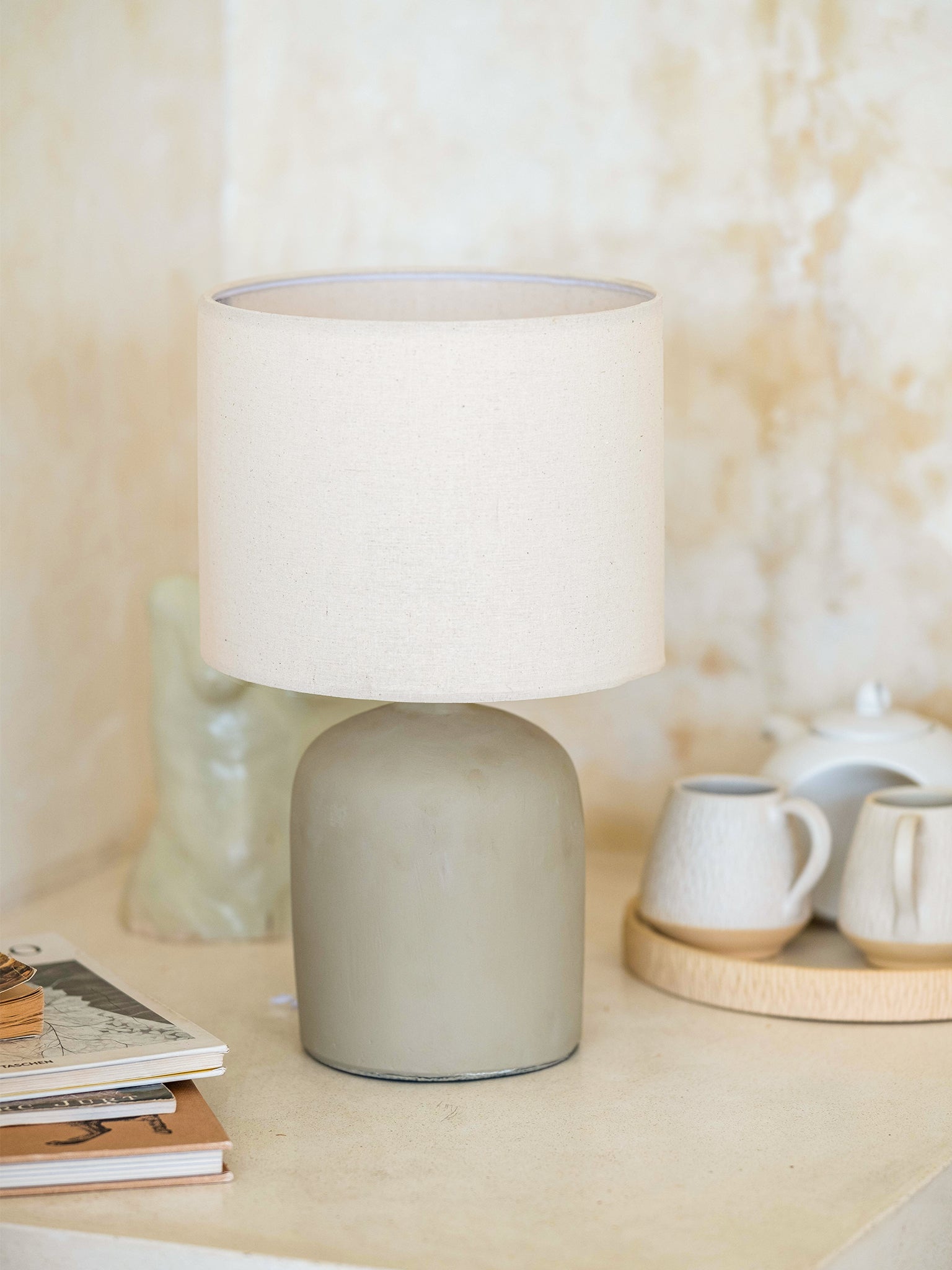 Luna Ceramic Table Lamp - The Bali Concept