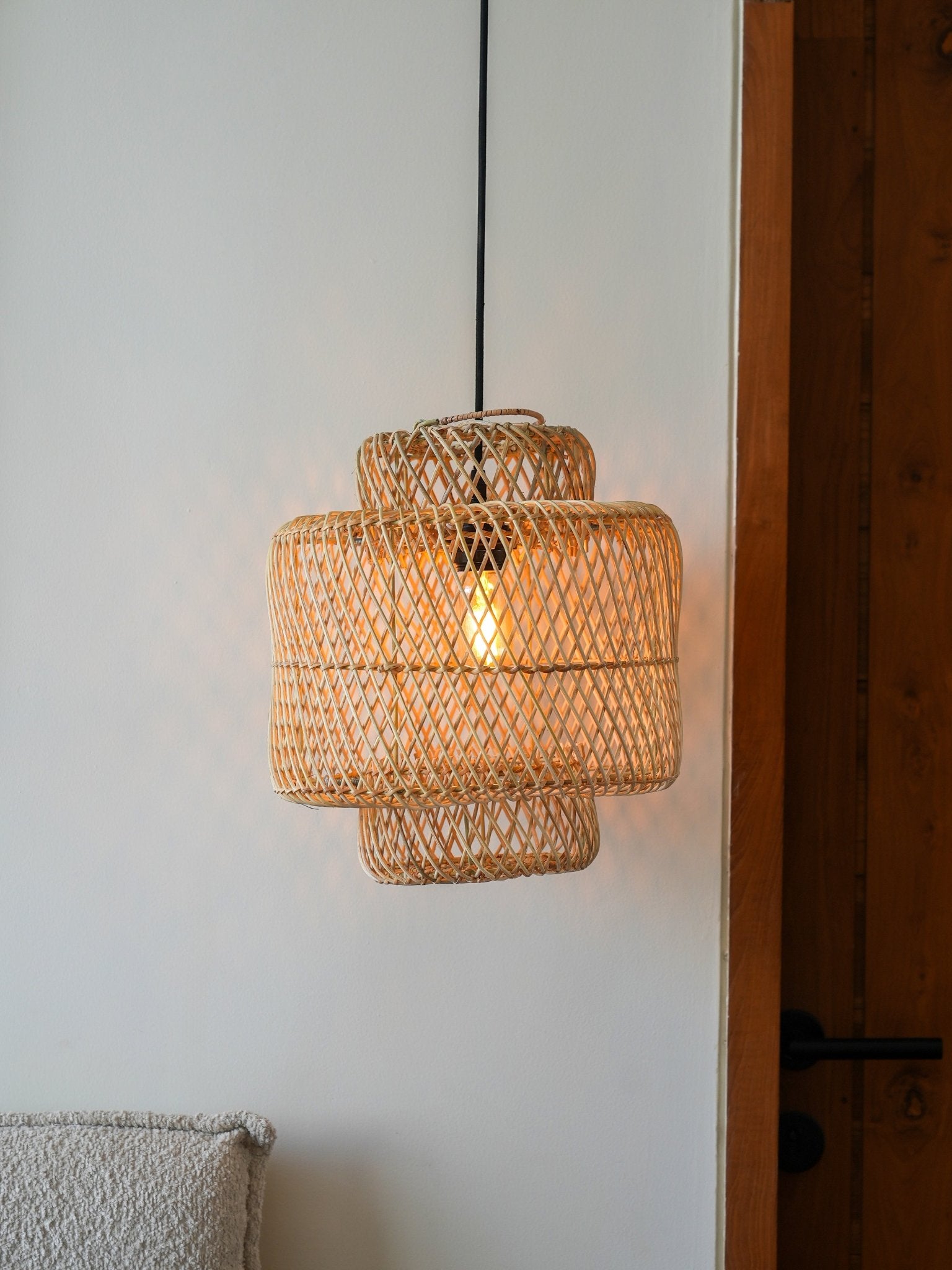 Matahari Rattan Lamp Shade - The Bali Concept