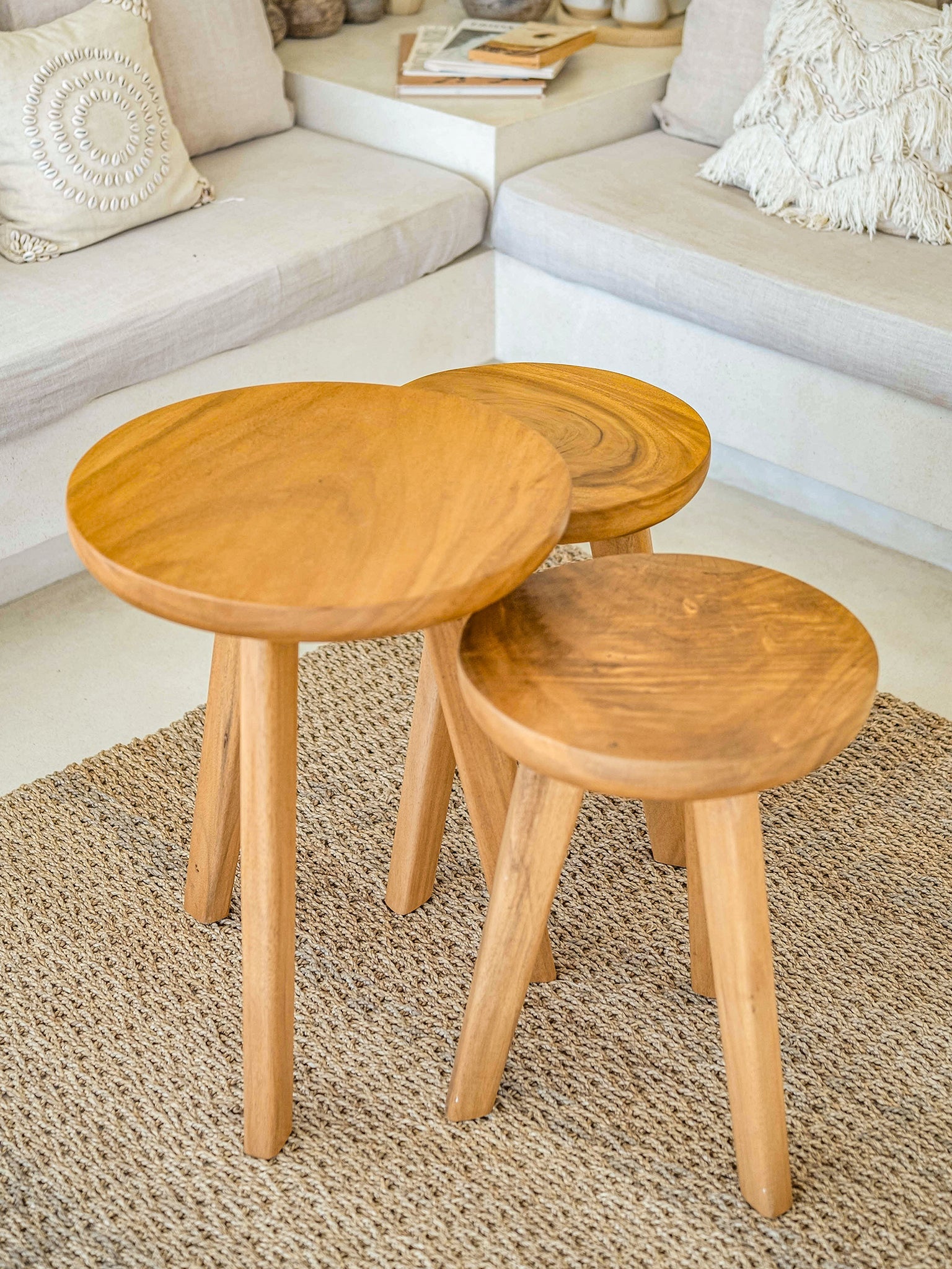 Suka Round Coffee Table - The Bali Concept