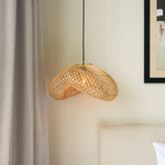 Surya Wilted Rattan Lamp Shade